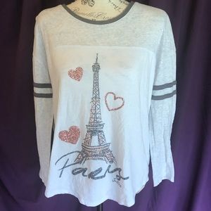 Girls Justice Paris long sleeve t-shirt